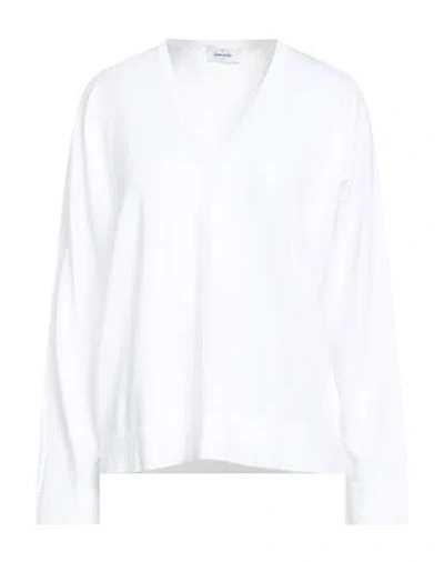 Gran Sasso Woman Sweater White Size 12 Cotton
