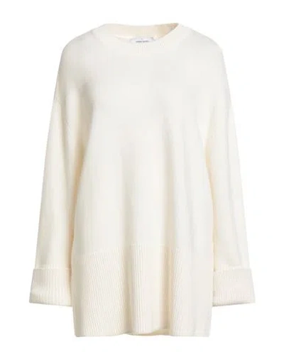 Gran Sasso Woman Sweater White Size 12 Virgin Wool, Viscose, Cashmere