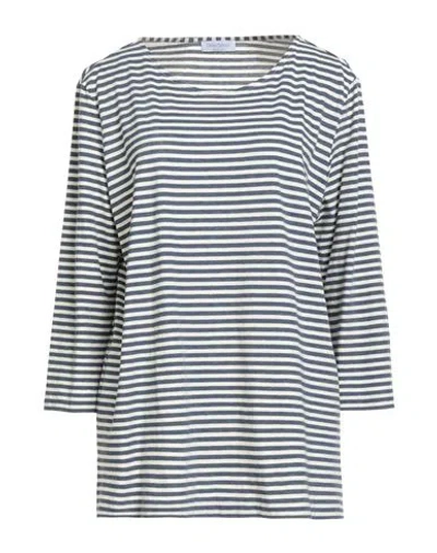 Gran Sasso Woman T-shirt Navy Size 16 Cotton