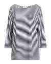 Gran Sasso Woman T-shirt Navy Size 16 Cotton