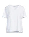 Gran Sasso Woman T-shirt White Size 10 Cotton