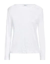 Gran Sasso Woman T-shirt White Size 12 Linen In White