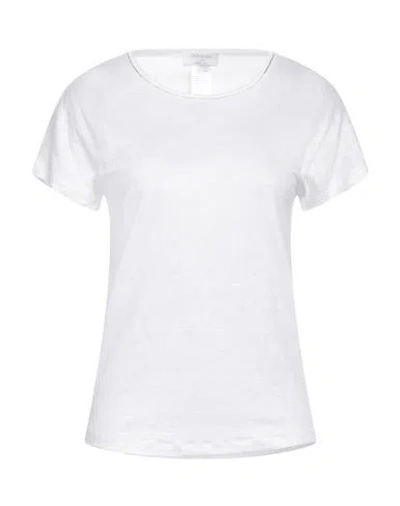 Gran Sasso Woman T-shirt White Size 8 Linen