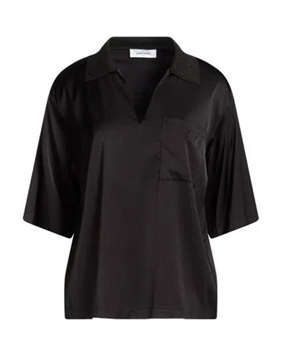 Gran Sasso Woman Top Black Size 8 Viscose, Silk, Elastane, Metallic Fiber
