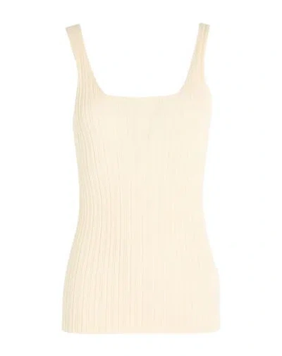 Gran Sasso Woman Top Pastel Yellow Size 8 Cotton
