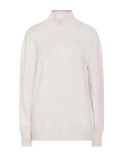 Gran Sasso Woman Turtleneck Cream Size 12 Cashmere In White