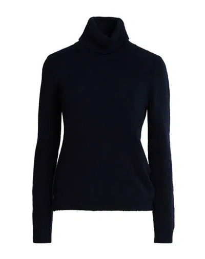 Gran Sasso Woman Turtleneck Midnight Blue Size 6 Virgin Wool, Polyamide