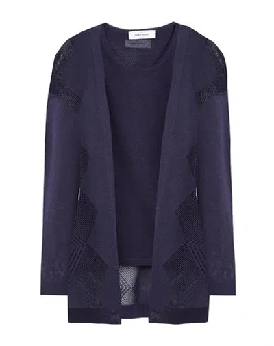 Gran Sasso Woman Twin Set Navy Size 8 Viscose, Polyester