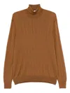 Gran Sasso Wool-blend Sweater In Brown