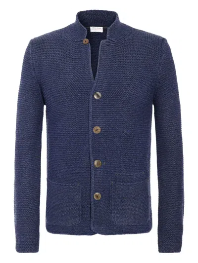 GRAN SASSO WOOL BUTTON CARDIGAN