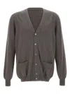Gran Sasso Wool Cardigan In Gray