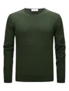 Gran Sasso Wool Crew-neck Sweater In Green