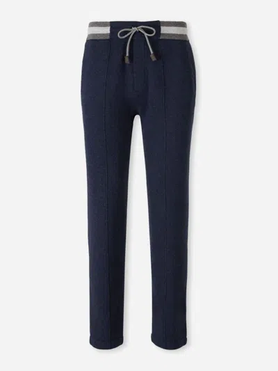 Gran Sasso Drawstring Trousers In Blue