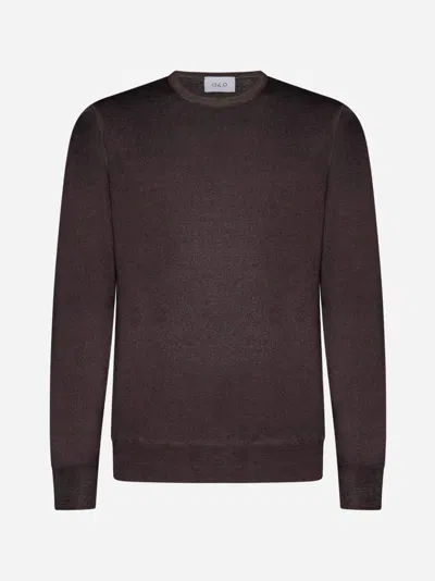 Gran Sasso Wool Sweater In Burgundy
