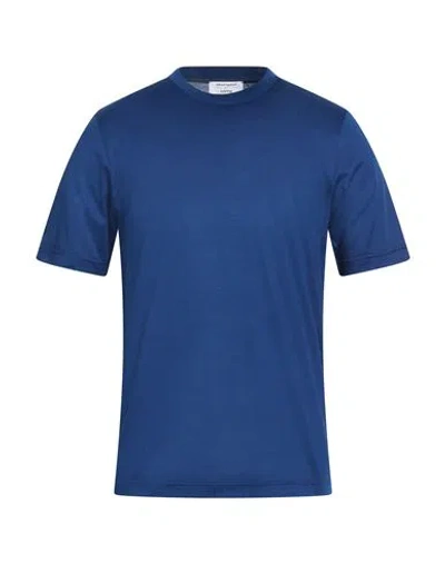 Gran Sasso X Reffa Man T-shirt Blue Size 44 Cotton
