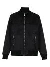 Gran Sasso Zip-fastening Ribbed-cuff Jacket In Black