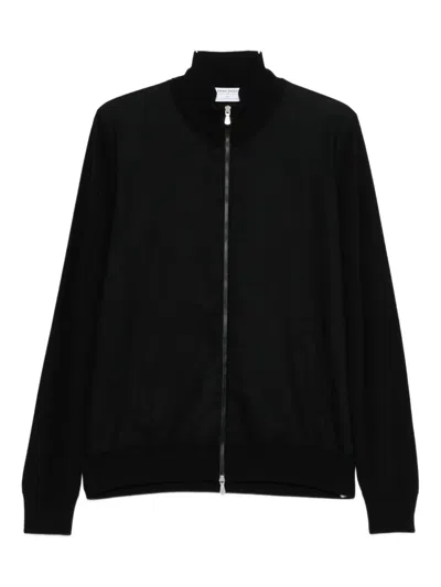 Gran Sasso Zip-up Cardigan In Black