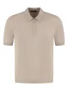 Gran Sasso Zip-up Polo Shirt