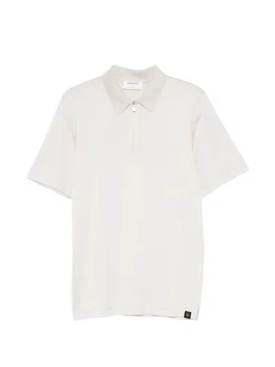 Gran Sasso Zip-fastening Polo Shirt In White