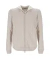 Gran Sasso X Casa Frumoasa Cable-knit Cardigan In Light Brown