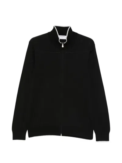 Gran Sasso Zip-up Cardigan In Black