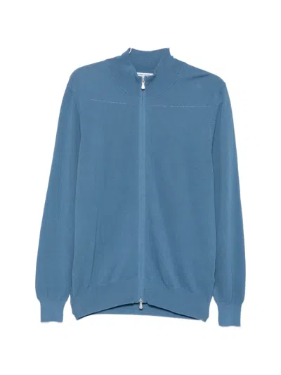 Gran Sasso Zip-up Sweatshirt In Blue