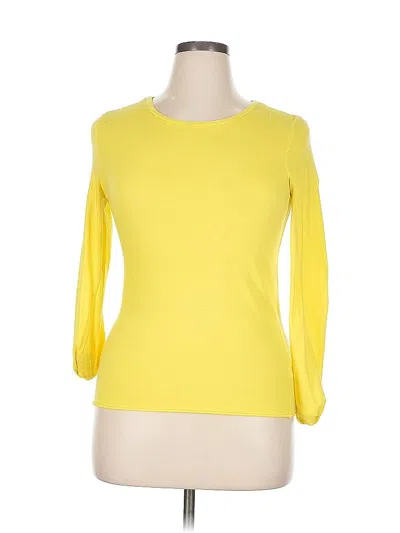 Pre-owned Grana Long Sleeve T-shirt In Yellow