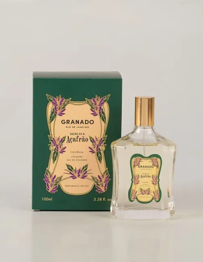 Granado Baunilha & Açafrão Eau De Cologne 100ml In Transparent