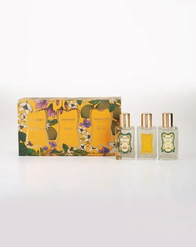 Granado Perfumery Trio | Neroli, Sândalo & Cardamomo And Limão Taiti & Néroli In Transparent