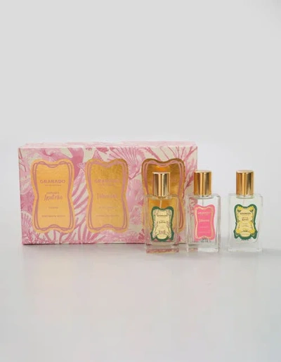 Granado Perfumery Trio | Tuberosa, Limão Taiti & Néroli, Baunilha & Açafrão In Transparent