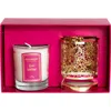 Granado Rosa Sublime Scented Candle & Lantern Set In Gold