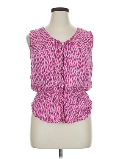 Pre-owned Grand & Greene Sleeveless Blouse In Pink