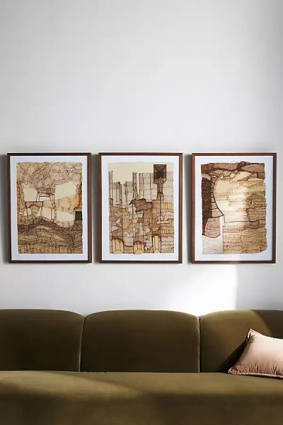 Grand Image Coffee Drawing Wall Art In Brown