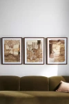 Grand Image Coffee Drawing Wall Art In Brown