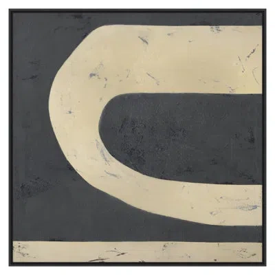 Grand Image Home Archaic 1 By Kyle Goderwis - Floater Frame Painting On Canvas In Black Framed
