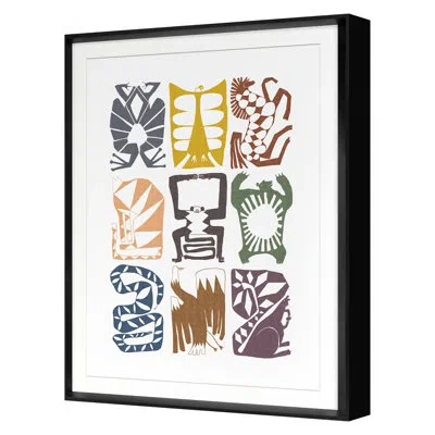 Grand Image Home " Beasts Of Eden 40 " By Amaral, Melanie In Black