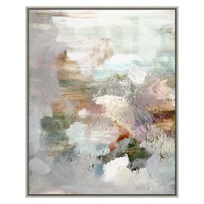 Grand Image Home Beneath The Surface By Hope Bainbridge - Floater Frame Print On Canvas In Gray Framed
