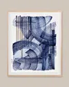 Grand Image Home Blue Weave 2 Digital Art Print By Victoria Neiman In Maple