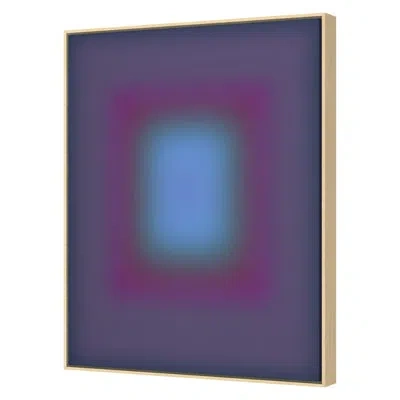 Grand Image Home Blur 2 By Renee Stramel - Floater Frame Print On Canvas In Maple Framed