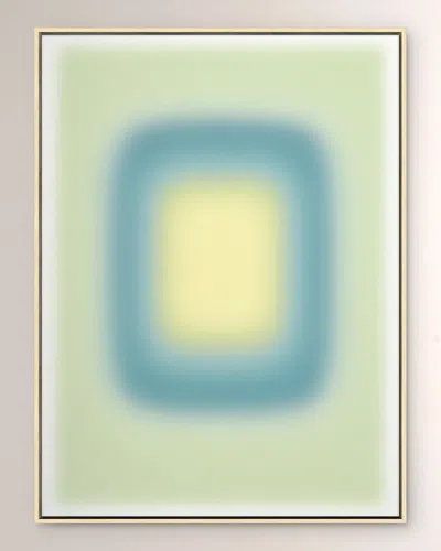 Grand Image Home Blur Continuum 12 Giclee By Renee Stramel In Green, Blue, Yellow