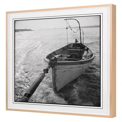 Grand Image Home Boat Angles 1 By Grand Archives - Single Picture Frame Print On Paper In Maple Framed