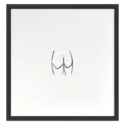 Grand Image Home Booties 1 By Kate Roebuck - Single Picture Frame Painting In Black