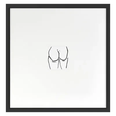 Grand Image Home Booties 2 By Kate Roebuck - Single Picture Frame Print In Black Framed