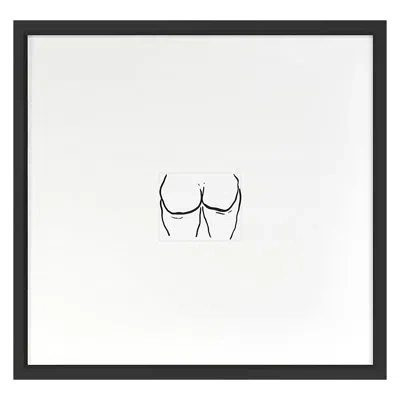 Grand Image Home Booties 4 By Kate Roebuck - Single Picture Frame Painting In Black