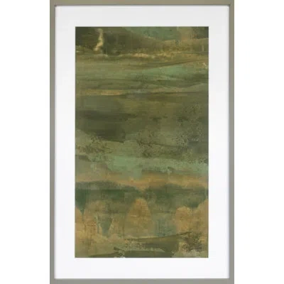 Grand Image Home Camouscape I By Maeve Harris - Picture Frame Painting In Brown;green