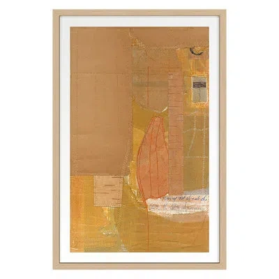 Grand Image Home Care Of The Anxious By Susan Smereka - Single Picture Frame Print In Oak Framed