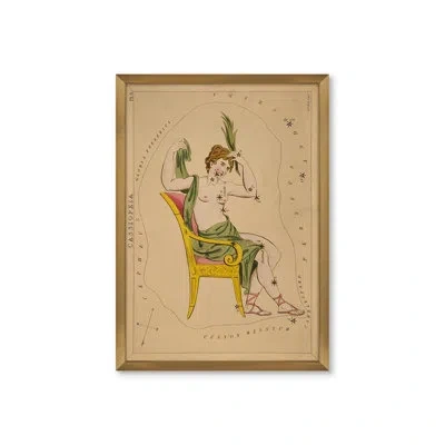 Grand Image Home Cassiopeia By Grand Archives - Framed Graphic Art On Paper In Blue;brown;green;red;beige;yellow;pink