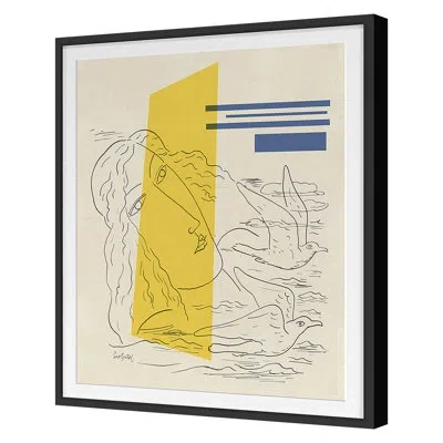 Grand Image Home Classical Modern 1 By The Studio - Single Picture Frame Print On Paper In Black Framed