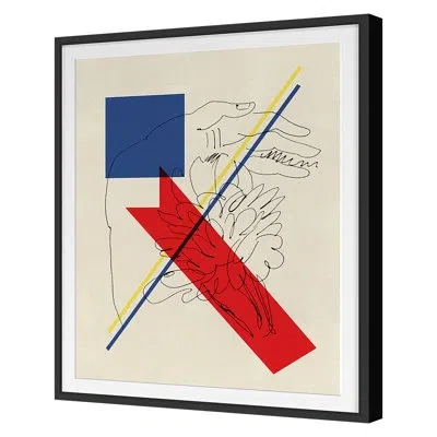 Grand Image Home Classical Modern 4 By The Studio - Single Picture Frame Print On Paper In Black Framed