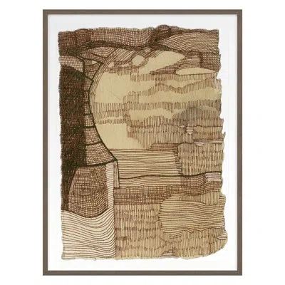 Grand Image Home Coffee Drawing 5 By Renee Staeck - Single Picture Frame Print On Paper In Walnut